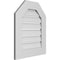 Ekena Millwork Octagonal Top Surface Mount PVC Gable Vent: Functional, w/ 3-1/2"W x 1"P Standard Frame, 20"W x 24"H GVPOT20X2401SF - alternate 4